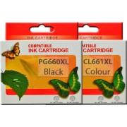 Compatible Canon PG660XL CL661XL (PG660 CL661) Ink Cartridge (Full Set)