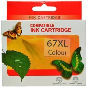Compatble HP67XL (HP67) Ink Cartridge Colour