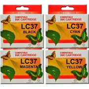 Compatible Brother LC37 Ink Cartridges (Full Set)