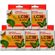 Compatible Brother LC38 (LC67) Ink Cartridges (Extra Black)